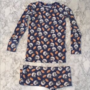 Lev Baby Kids Football Print Pajama Set 5/6T